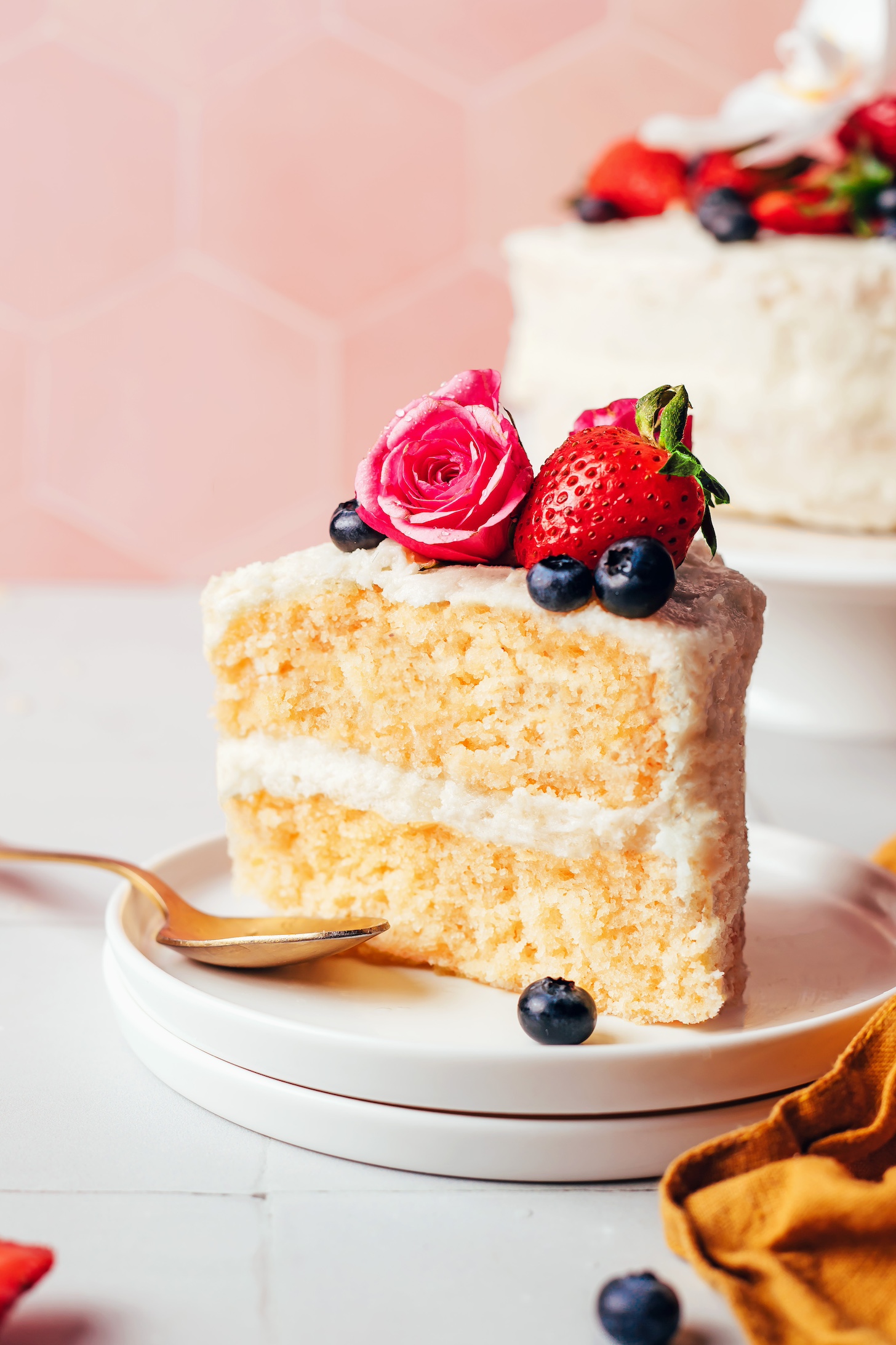 The BEST Gluten-Free Vanilla Cake (1 Bowl!) [Video]