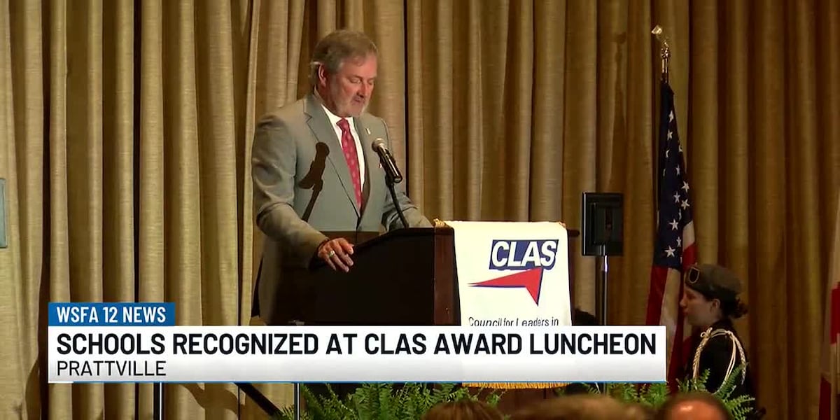 Schools recognized at CLAS Award luncheon [Video]