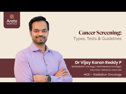 Early Cancer Screening : Tests, Types and Benefits Explained | Dr. Vijay Karan | Arete Hospitals [Video]