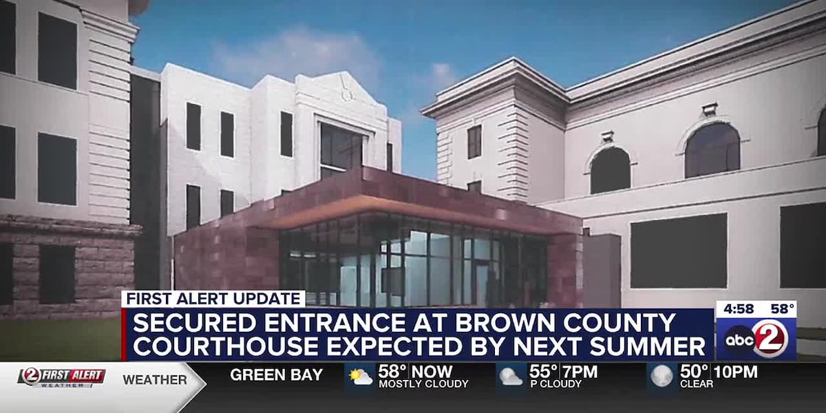 A secured entrance is expected at the Brown County Courthouse by next summer [Video]