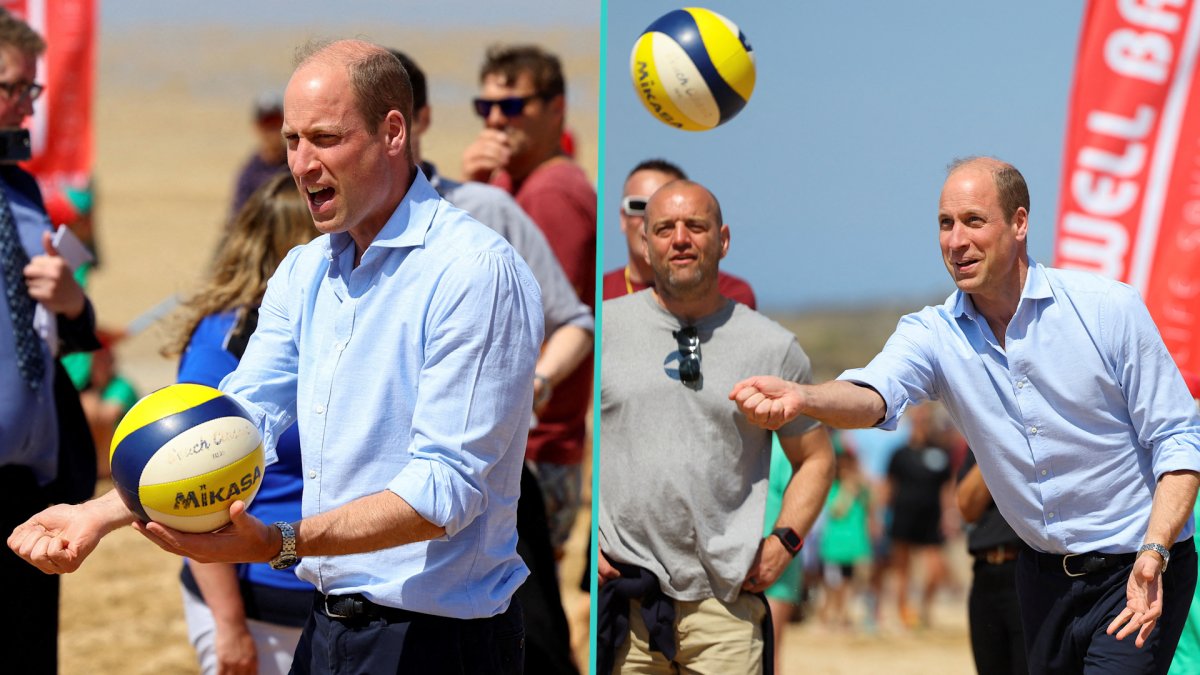 Prince William plays volleyball in royal beach outing amid Kate Middletons cancer treatment  NBC Chicago [Video]