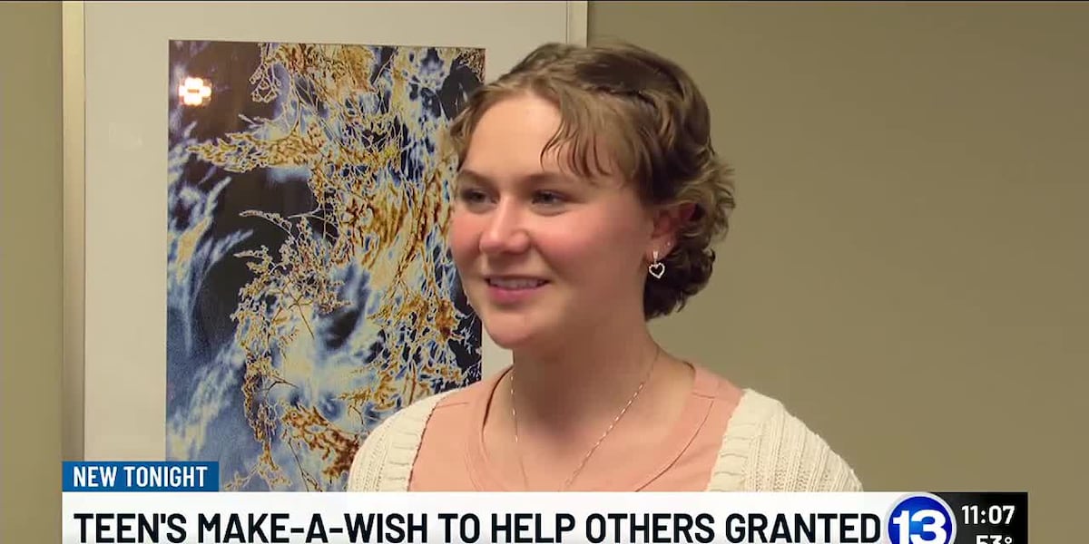 Local teen uses Make-A-Wish to help other teens diagnosed with cancer [Video]