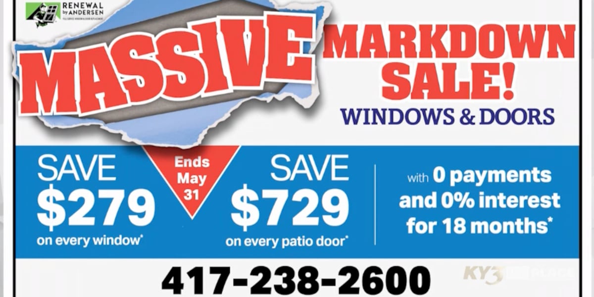 Sponsored: Renewal by Anderson-Massive Markdown Sale on windows and doors! [Video]