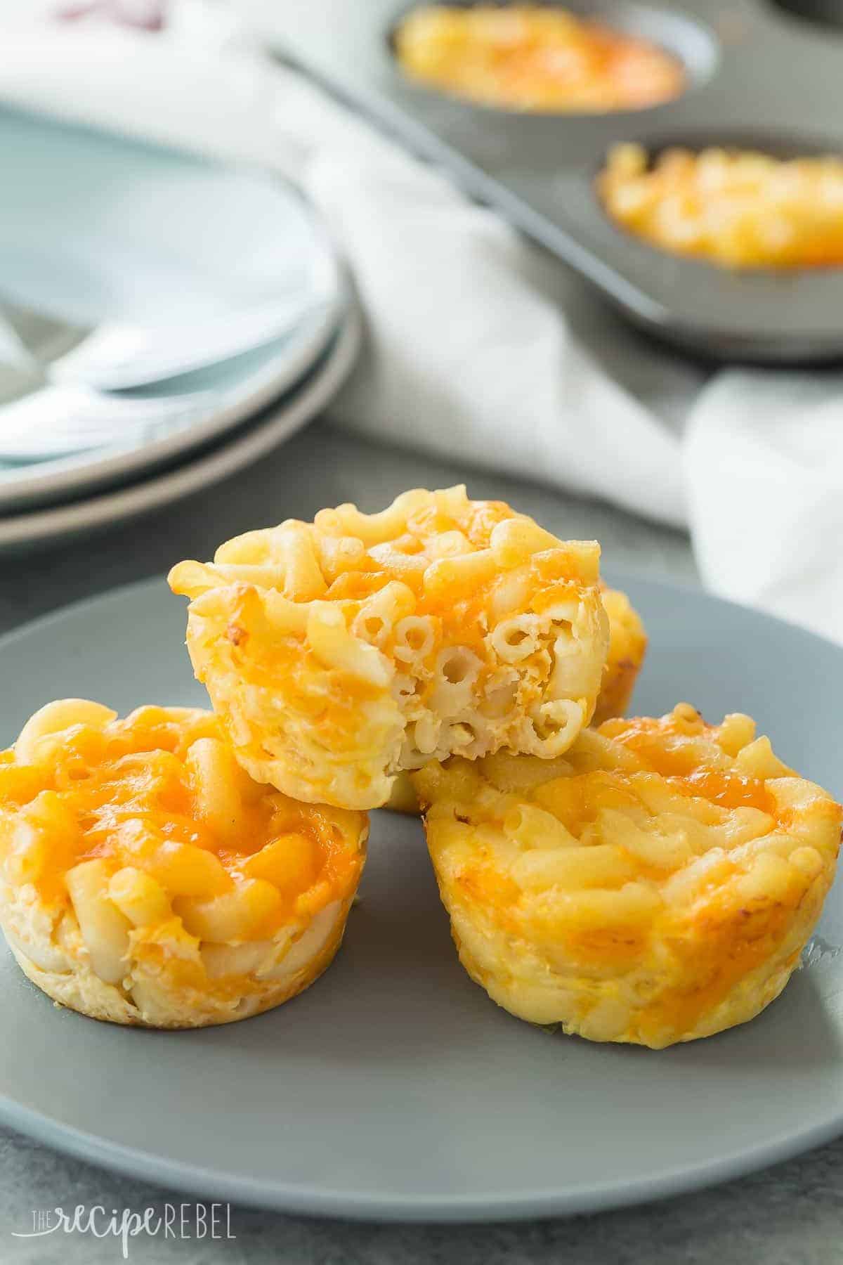 Baked Mac and Cheese Cups + VIDEO (gluten free)