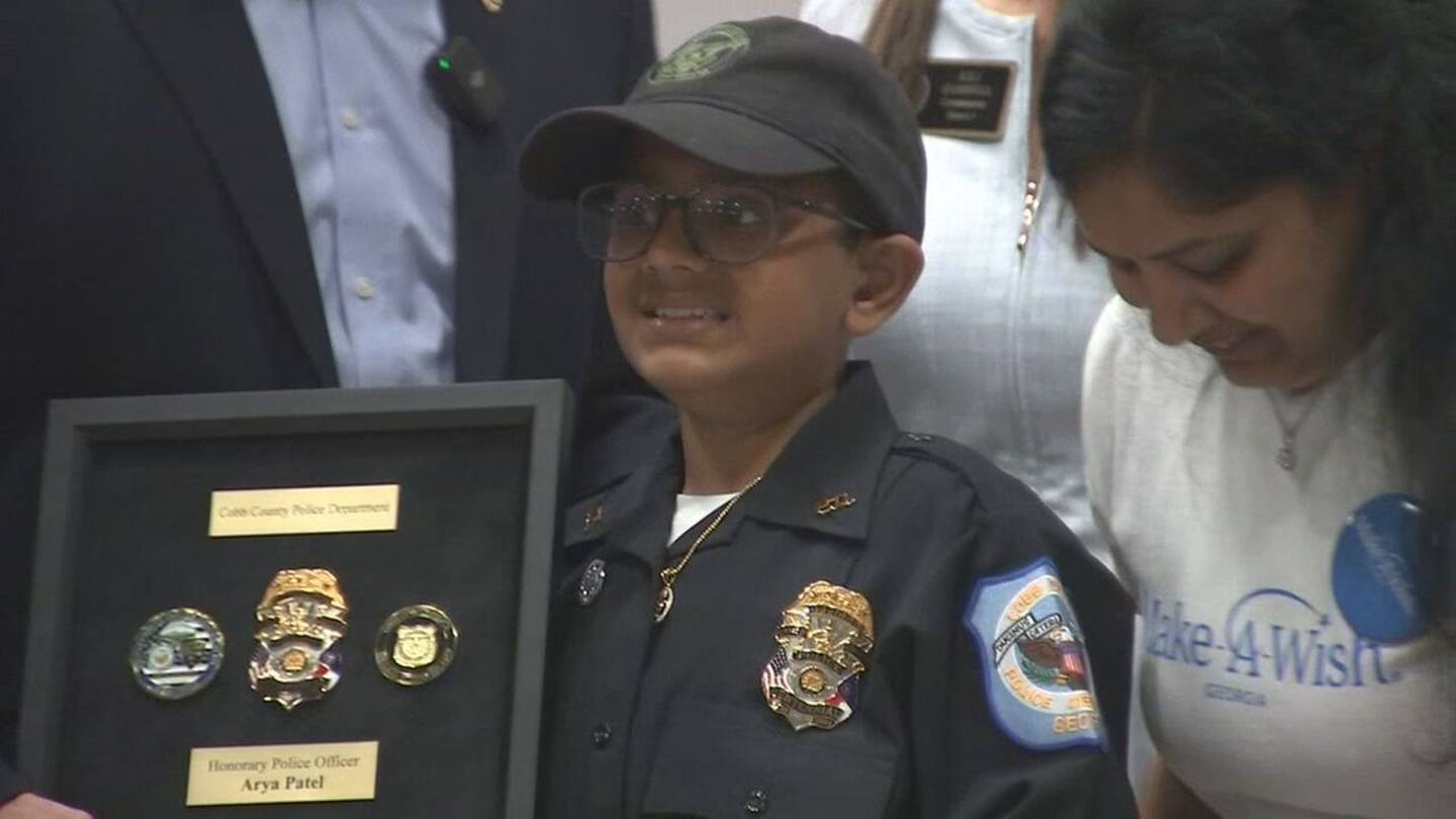 10-year-old cancer survivor lives out dream of becoming Cobb County police officer  WSB-TV Channel 2 [Video]