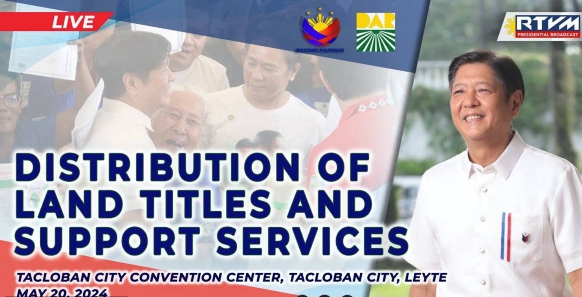 Distribution of Land Titles and Turnover of Support Services in Region VIII 5/20/2024 [Video]
