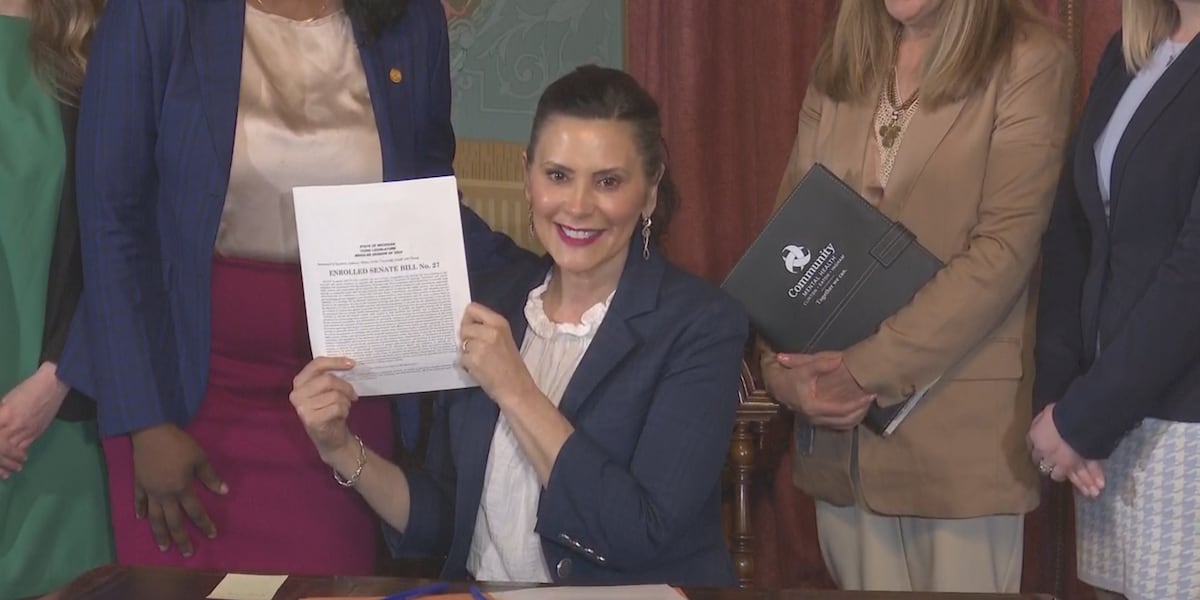 No one should go without the care they need: Gov. Whitmer signs bill to ensure equal coverage for mental health, substance use [Video]