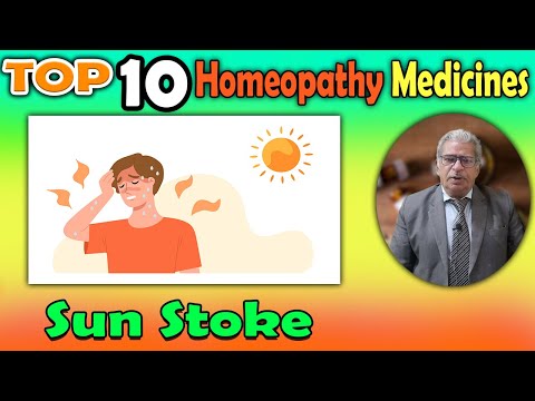 Sun Stroke : Causes, symptoms, Homeopathy medicines — Dr P S Tiwari [Video]