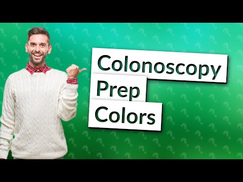 What color should poop be during colonoscopy prep? [Video]