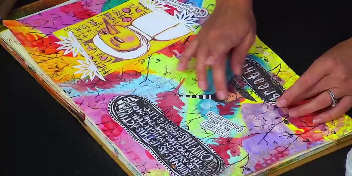 Art journaling as creative therapy [Video]