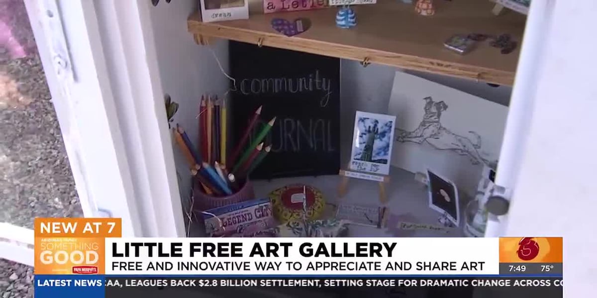 Woman creates little free art gallery for Chandler neighborhood [Video]