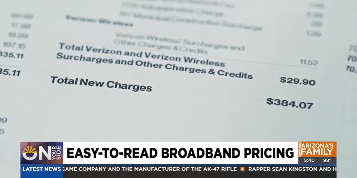 Internet providers required to show broadband pricing [Video]