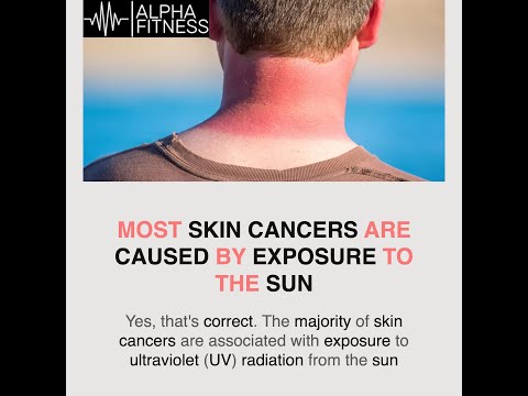 Most skin cancers are caused by exposure to the sun [Video]