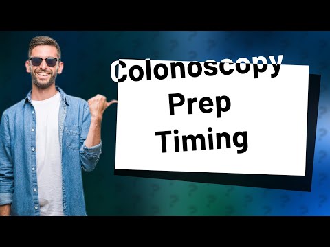 Can I start second part of colonoscopy prep early? [Video]
