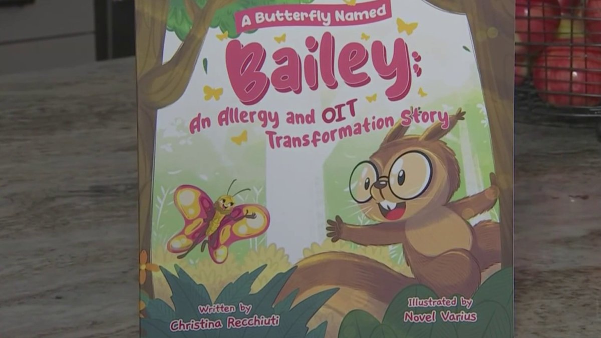 Delco mom uses book to spread awareness on Oral immunotherapy for allergies  NBC10 Philadelphia [Video]
