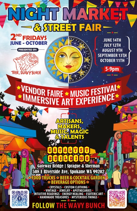 NIGHT MARKET & Street FairVendor Faire, Music Festival, Immersive Arts Experience & Themed Costume Party [Video]