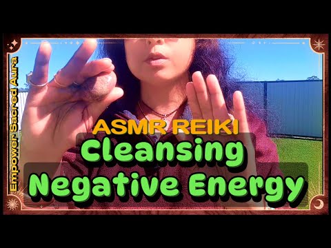 ASMR Reiki – 🧿 Cleansing Negative Energy and Spiritual Crystal Healing ✨ – Reiki with Rhodonite 🔴 [Video]