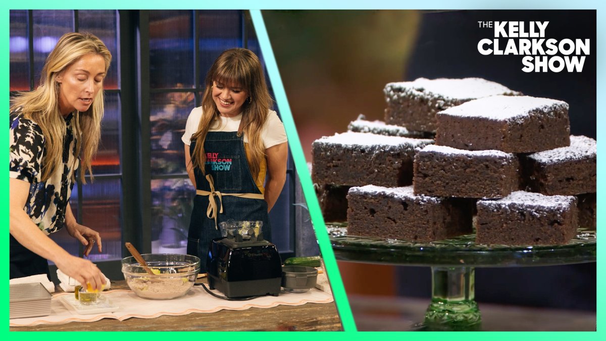 Kelly Clarkson makes kid-friendly zucchini brownies with Dawn Russell  NBC 6 South Florida [Video]