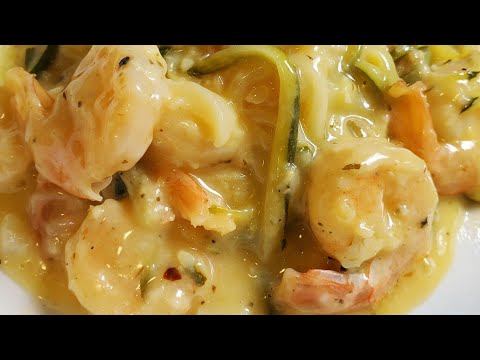 keto paleo faux shrimp Alfredo 🍤 dupe my gluten free journey [Video]