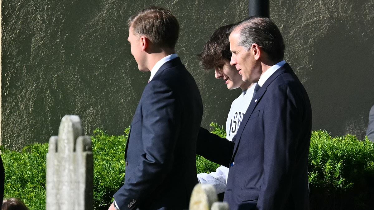 Joe, Jill and Hunter lead Biden family members at Beau’s grave to mourn nine years since his death from brain cancer… and are joined by Naomi amid pregnancy speculation [Video]
