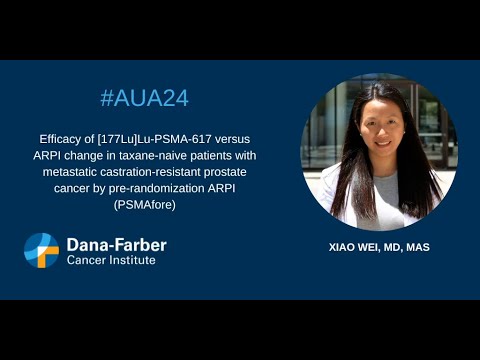 Xiao Wei, MD, MA on Prostate LuPSMA research at AUA24 | Dana-Farber Cancer Institute [Video]