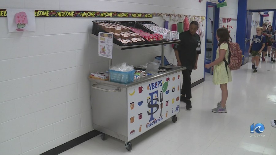 Breakfast carts feeding more VB students [Video]
