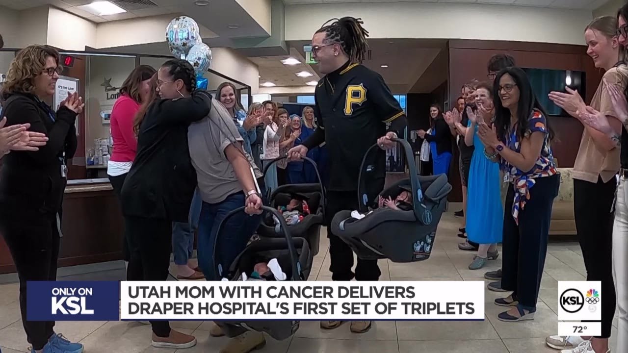 Video: Utah mom puts off cancer treatments to do IVF, delivers triplets [Video]