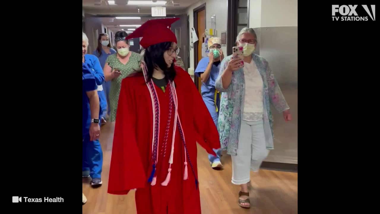 Denton cancer patient surprised with grad ceremony [Video]