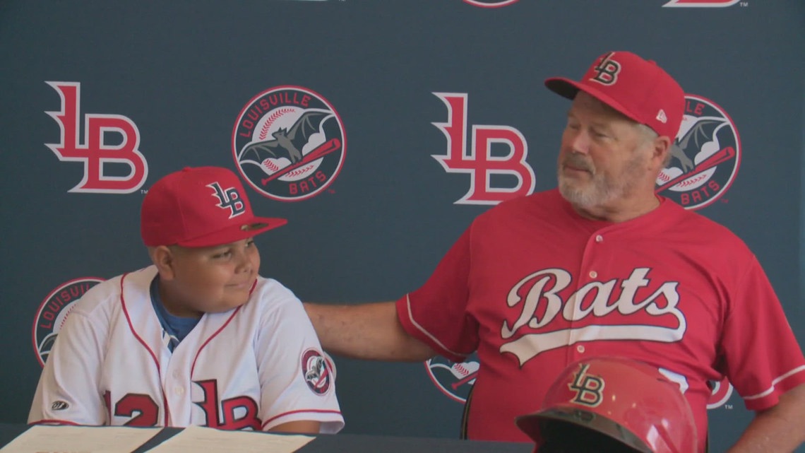 Louisville Bats sign one-day contract with 12-year-old boy [Video]