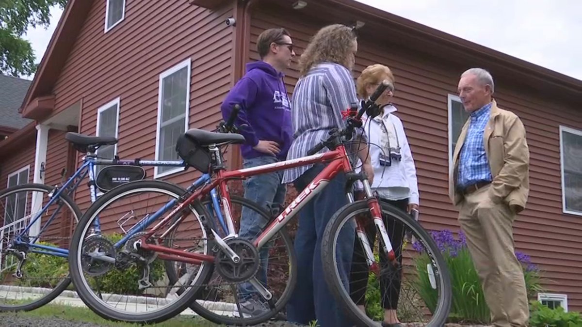 Two Woodland High School teachers ride to end Alzheimers  NBC Connecticut [Video]