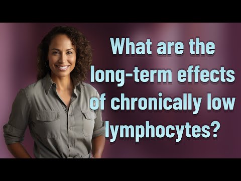 What are the long-term effects of chronically low lymphocytes? [Video]