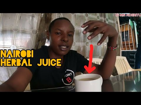 Trying 0.4$ Nairobi street herbal medicine.Not what I expected. [Video]