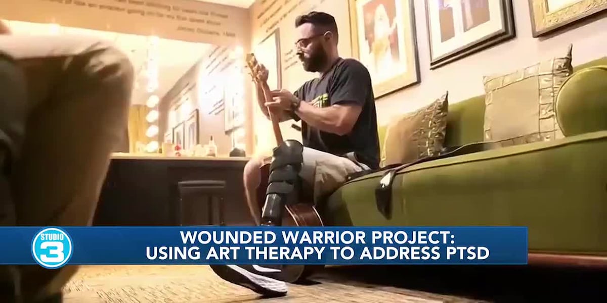 Wounded Warrior Project: Using art therapy to address PTSD [Video]