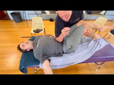 Deep abdominal massage. Deep foot reflexology massage using tools. Part 2 of massage on Josh. [Video]