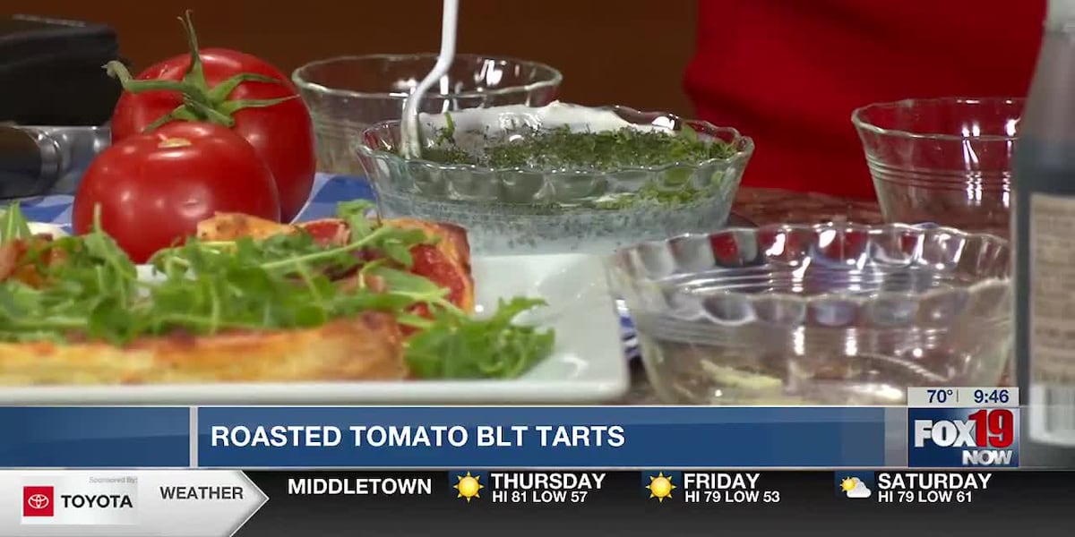 Roasted tomato BLT tarts [Video]