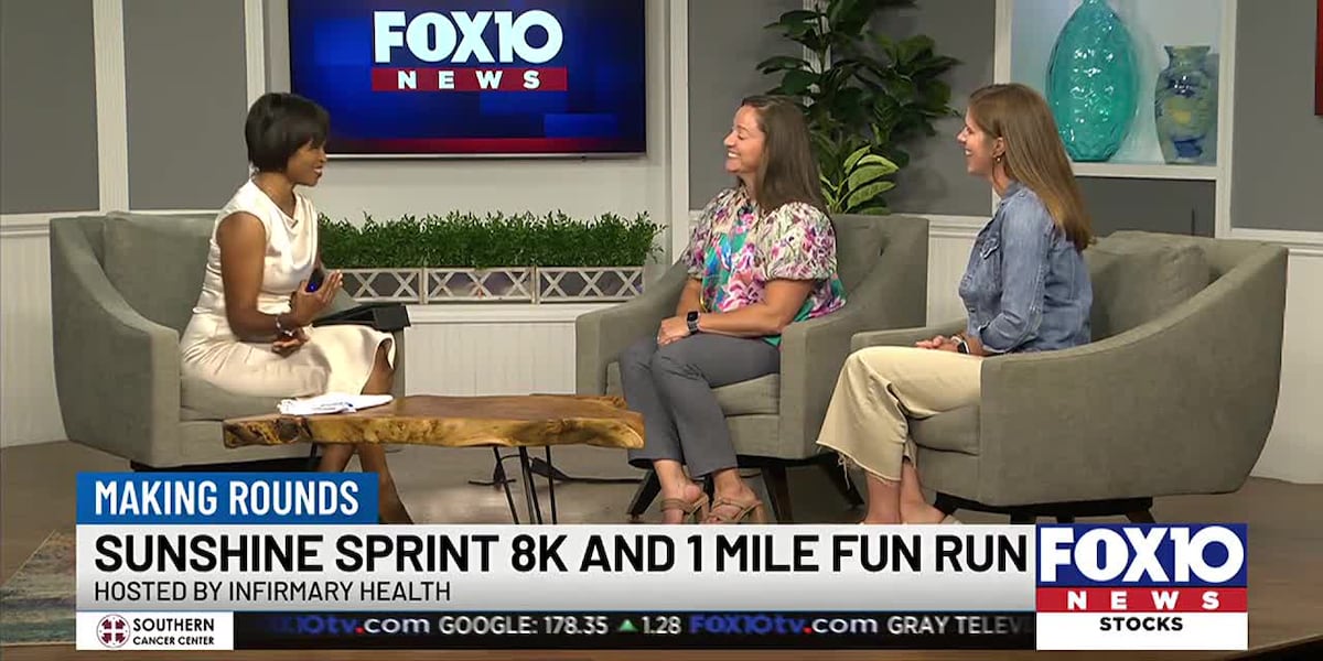 Inaugural Infirmary Health Sunshine Sprint 8K and 1 mile fun run set in September [Video]