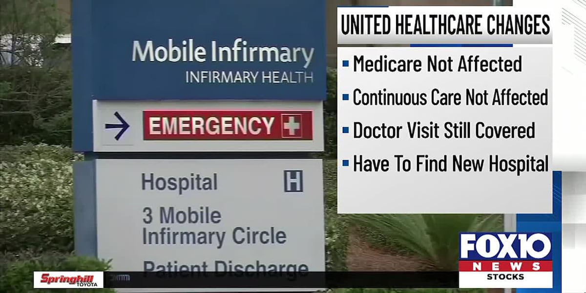 Infirmary Health hospitals stop accepting United Healthcare insurance after contract expires [Video]