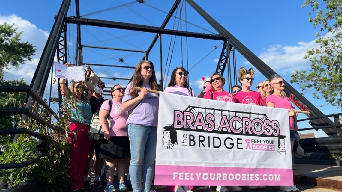 Annual ‘Bras Across the Bridge’ brings breast cancer awareness to younger women [Video]