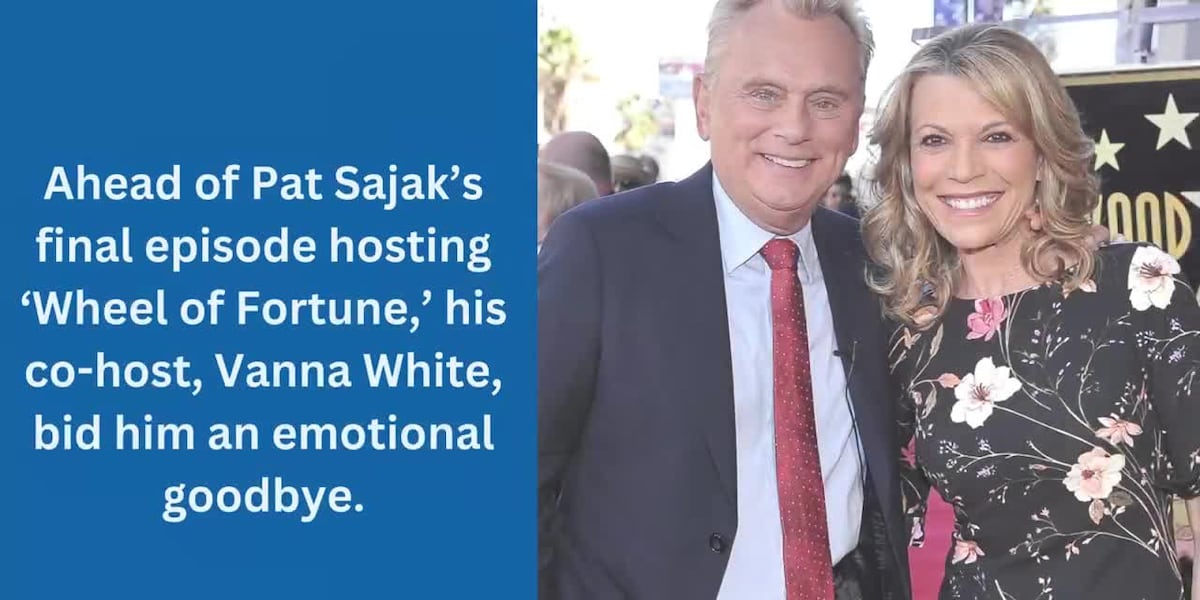 Vanna White bids an emotional goodbye to Pat Sajak [Video]