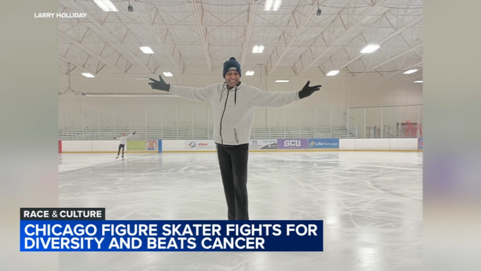 Chicago ice skater Larry Holliday overcomes brain cancer in effort to compete again at nearly 60, inspire others [Video]
