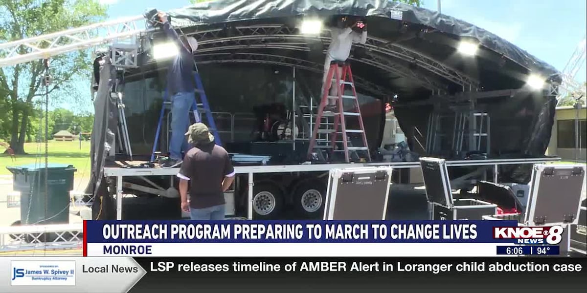 Outreach program preparing to march to change lives [Video]