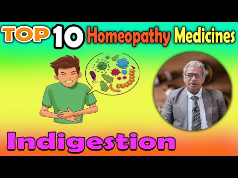 Indigestion: Symptoms and #homeopathy medicines — Dr P S Tiwari [Video]