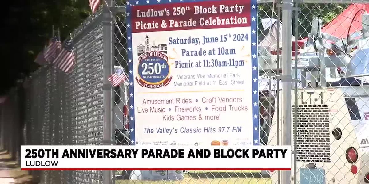 Ludlow hosts 250th anniversary parade and block party [Video]