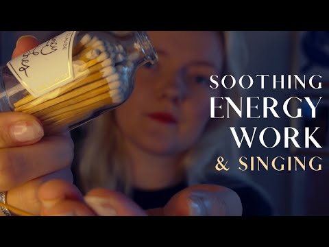[ASMR] Energy Healing | Sound, Singing, Pulling, Selenite (minimal talking) [Video]