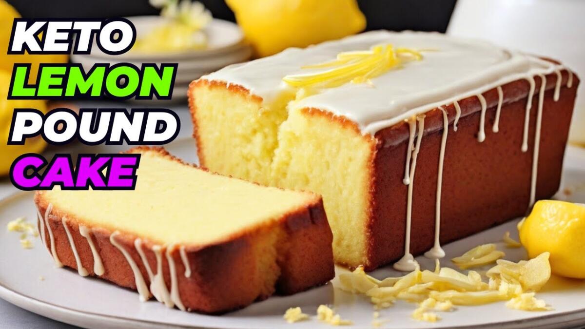 Keto Lemon Pound Cake | Moist And Tangy Low-Carb Dessert [Video]