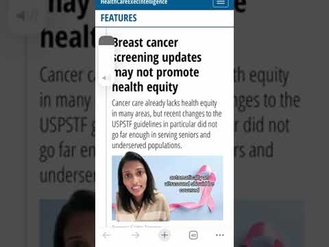 The USPSTF releases new recommendations for Breast Cancer Screening – TheFibroidDoc – Dr. Cheruba P. [Video]