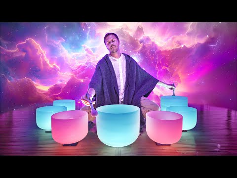 PAIN RELIEF SOUND BATH  |  These Healing Crystal Singing Bowls Can Relieve and Release Pain [Video]