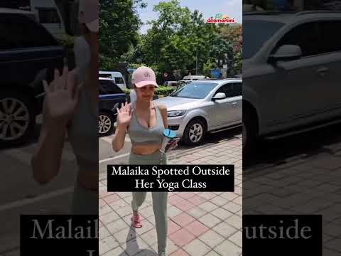 #MalaikaArora was spotted looking #fit outside her #yoga class! [Video]