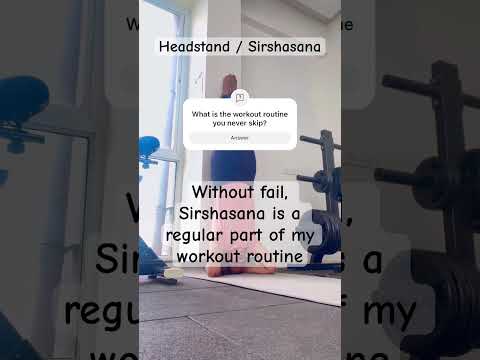 Sirshasana / Headstand  workout for fitness  [Video]