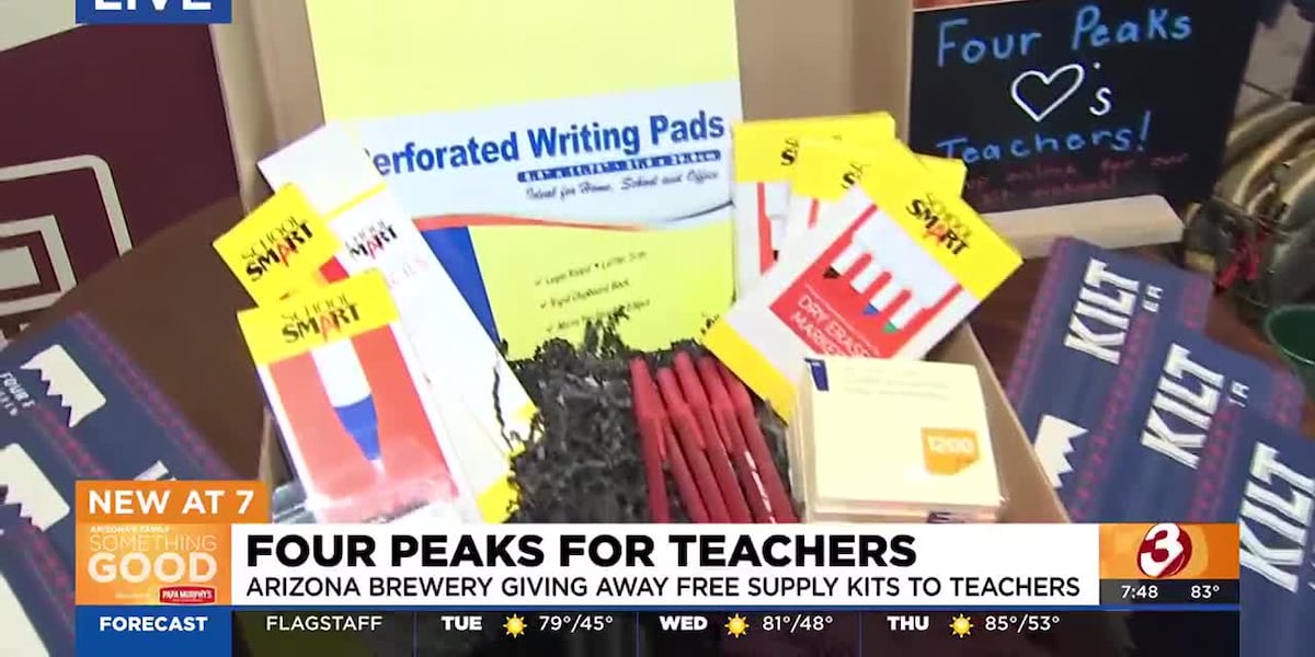 Tempe Brewery gives free supplies to teachers [Video]
